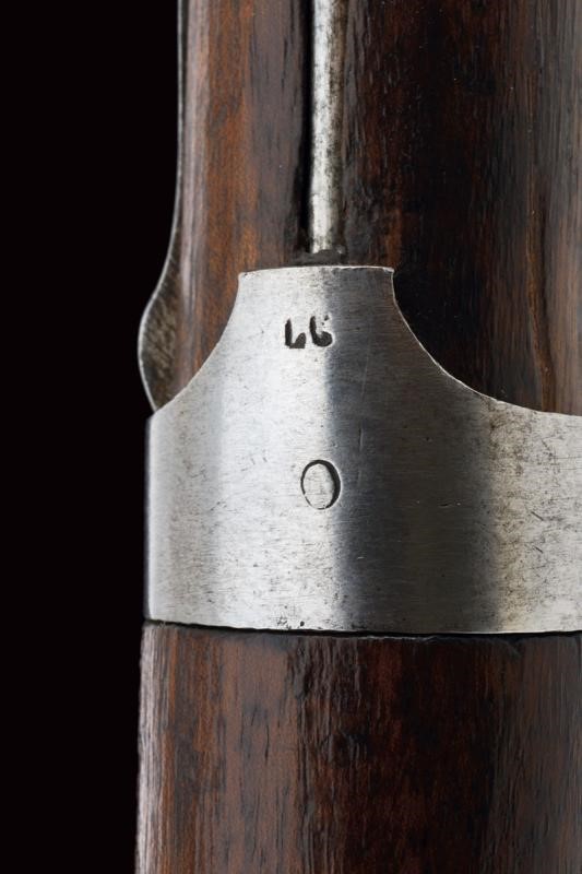 Fucile a luminello Mod. 1842, Svizzera, lunghezza 146,5 cm, con baionetta