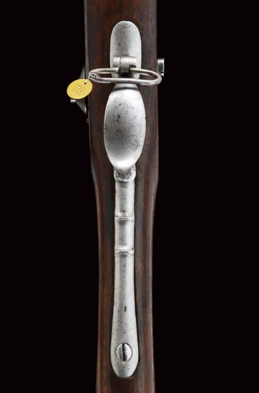Fucile a luminello Mod. 1842, Svizzera, lunghezza 146,5 cm, con baionetta