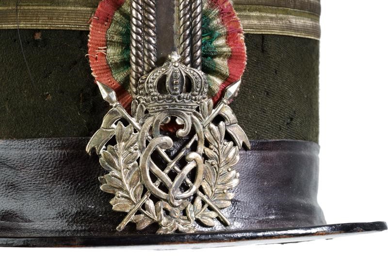 Cappello kepì dei Lancieri di Montebello, Regno d'Italia, Seconda metà XIX Secolo