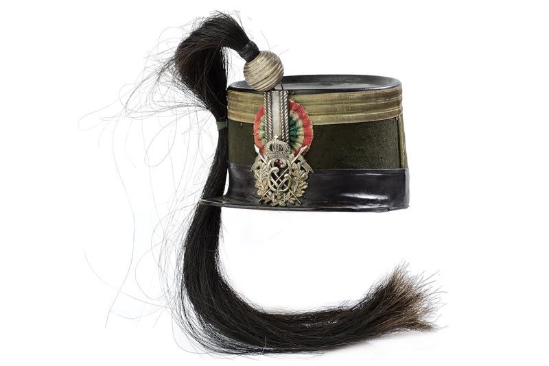 Cappello kepì dei Lancieri di Montebello, Regno d'Italia, Seconda metà XIX Secolo