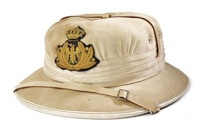 Casco da ufficiale della Marina Militare, Regno d'Italia, altezza 13 cm