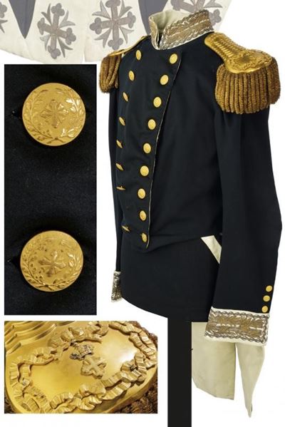 Uniforme da Commendatore dell'Ordine dei Santi Maurizio e Lazzaro, Regno d'Italia, altezza 106 cm