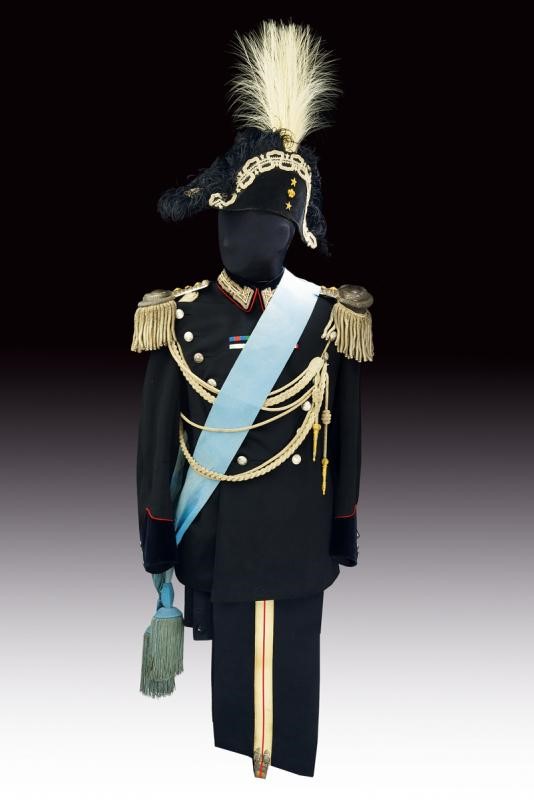 Regno d'Italia, Bella uniforme con feluca da tenente Generale in comando di un Corpo d'Armata