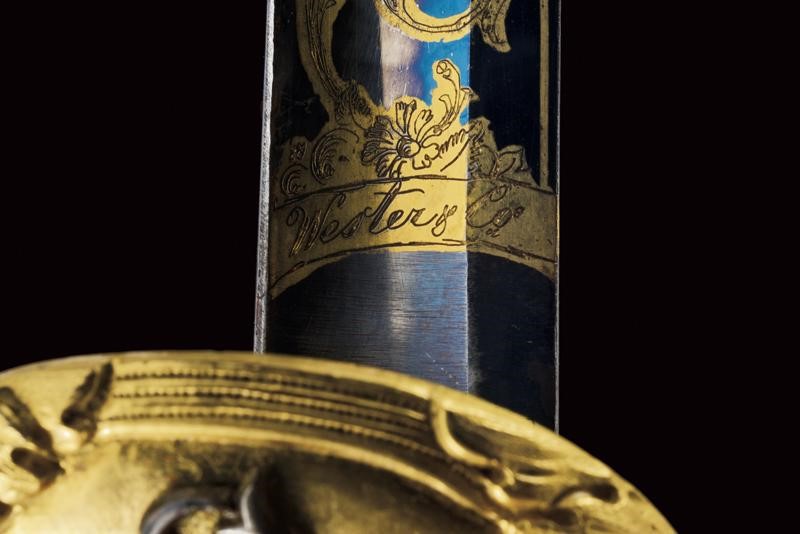 Spada da cavaliere dell'Ordine di Santo Stefano, Granducato di Toscana, 90.5 cm