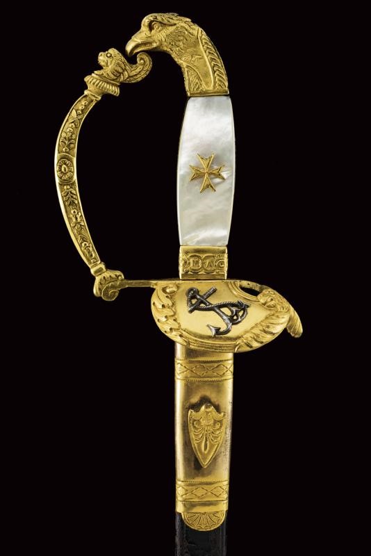 Spada da cavaliere dell'Ordine di Santo Stefano, Granducato di Toscana, 90.5 cm