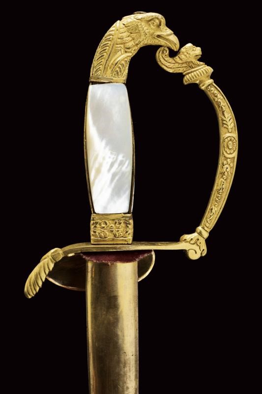 Spada da cavaliere dell'Ordine di Santo Stefano, Granducato di Toscana, 90.5 cm