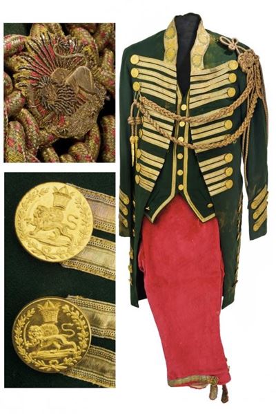 Uniforme da funzionario di corte, Persia, altezza 90 cm