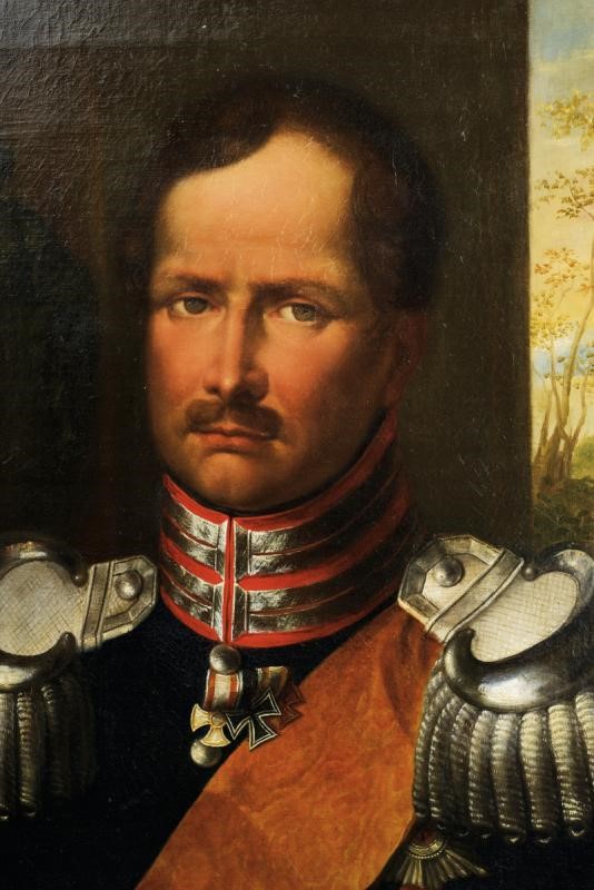 Autoritratto del Re Friedrich Wilhelm III di Prussia, Olio su tela