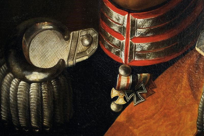 Autoritratto del Re Friedrich Wilhelm III di Prussia, Olio su tela