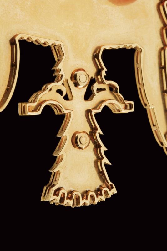 Ordine Imperiale del Giogo e delle Frecce, collare in oro con pendente, Spagna (1937 - 1976)