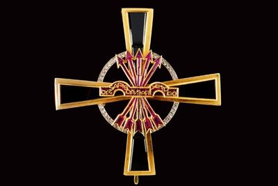 Ordine Imperiale del Giogo e delle Frecce, Gran Croce in oro e rubini (1937 - 1976)