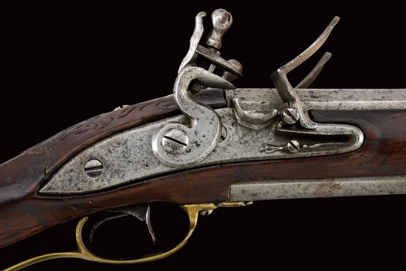 Doppelstutzen Mod. 1768, Pietra focaia, Austria