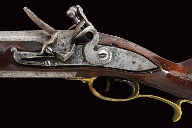 Doppelstutzen Mod. 1768, Pietra focaia, Austria