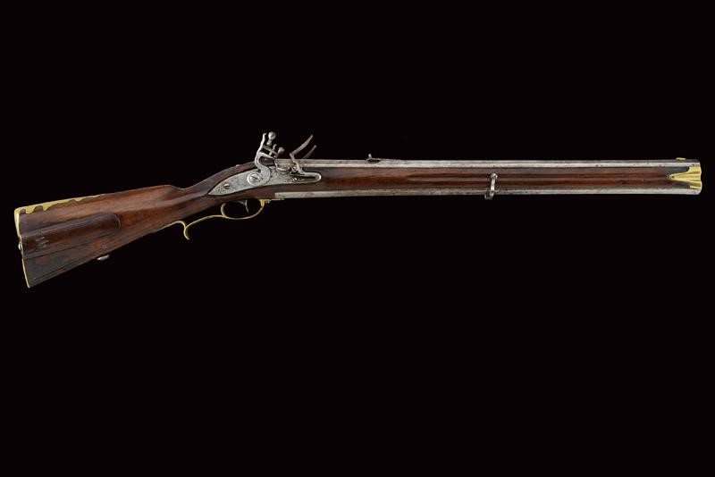 Doppelstutzen Mod. 1768, Pietra focaia, Austria