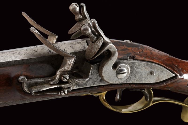 Doppelstutzen Mod. 1768, Pietra focaia, Austria