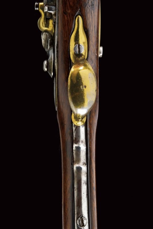 Moschetto a pietra focaia con baionetta, Regno delle Due Sicilie, lunghezza 114 cm