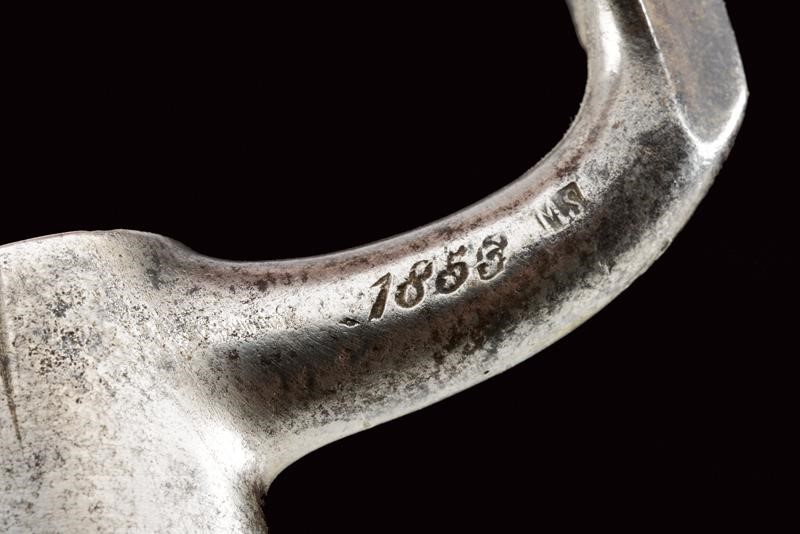 Moschetto a pietra focaia con baionetta, Regno delle Due Sicilie, lunghezza 114 cm