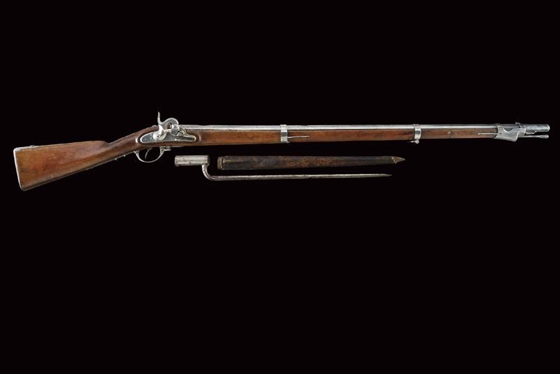 Fucile Augustin Mod. 1842 da fanteria con baionetta, Austria, lunghezza 145.5 cm