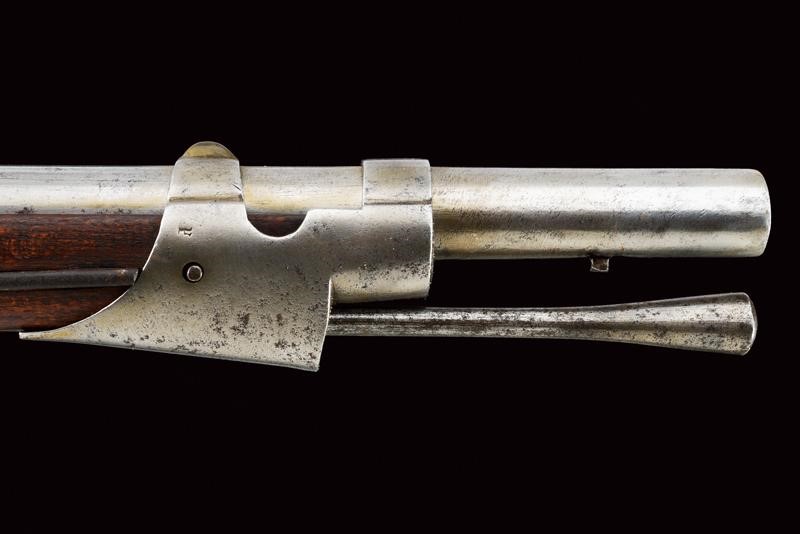 Fucile a luminello da fanteria con baionetta, Austria, lunghezza 146 cm