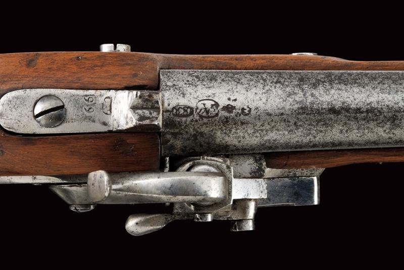 Fucile Augustin Mod. 1842 da fanteria con baionetta, tecnica austriaca