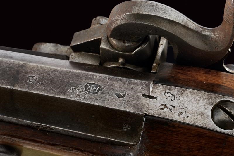 Jagerstutzen Mod. 1842, sistema Augustin, lunghezza 105 cm, calibro 14 mm