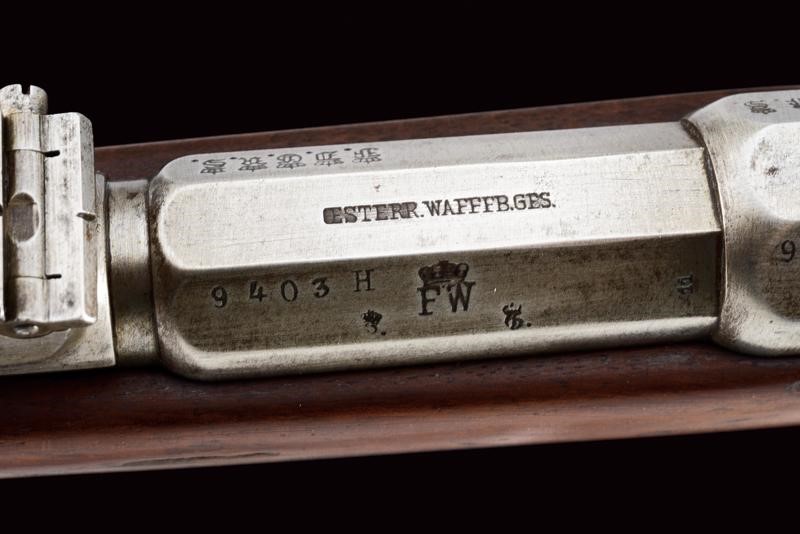 Fucile Mauser Mod. 1871, Austria, lunghezza 123 cm