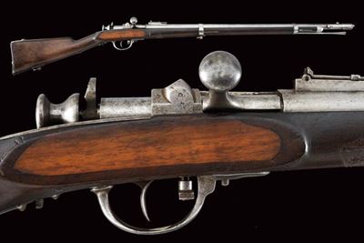 Carabina da bersaglieri Mod. 1856 con trasformazione Carcano ad ago, Regno d'Italia