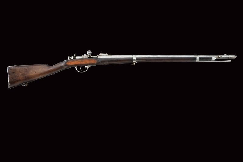 Carabina da bersaglieri Mod. 1856 con trasformazione Carcano ad ago, Regno d'Italia