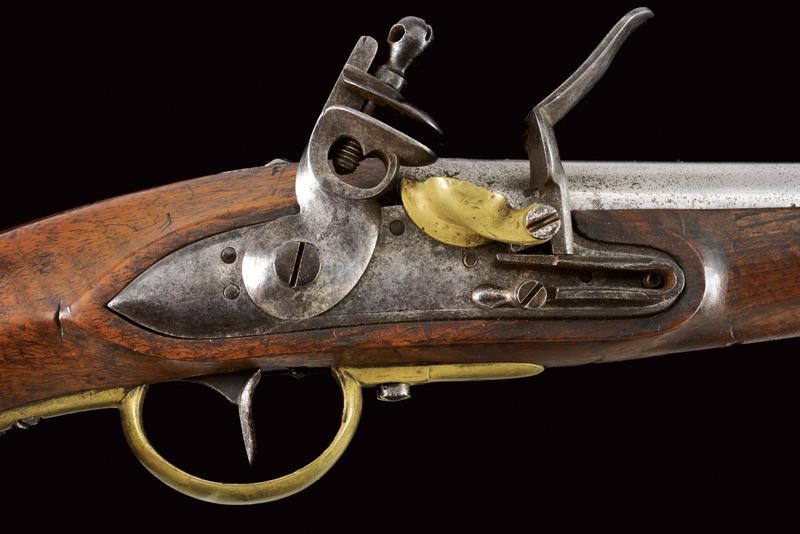 Pistola a pietra focaia mod. 1798 da cavalleria, Austria, lunghezza 43 cm