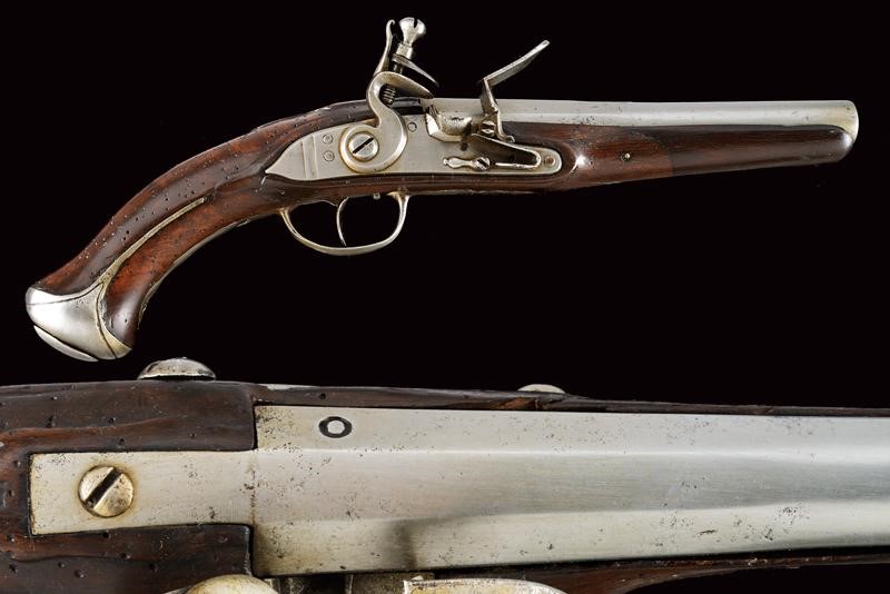 Pistola Da Cavalleria A Pietra Focaia Armi Militari E Memorabilia