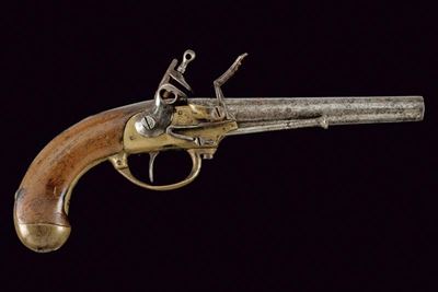 Pistola a pietra focaia Modello 1777, Francia