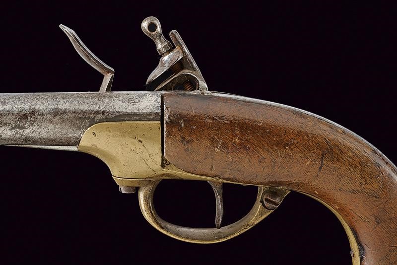 Pistola a pietra focaia Modello 1777, Francia