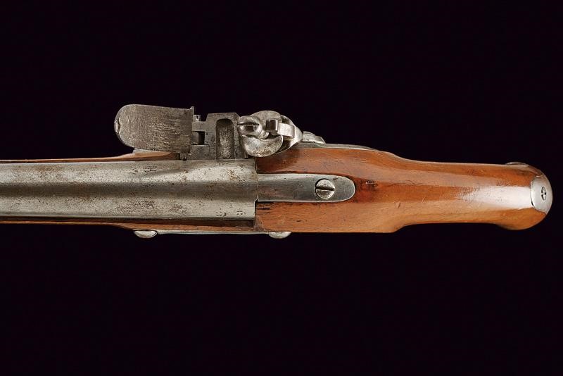 Pistola a pietra focaia da cavalleria mod. 1763, Francia, lunghezza 40 cm, cal. 17.5 mm