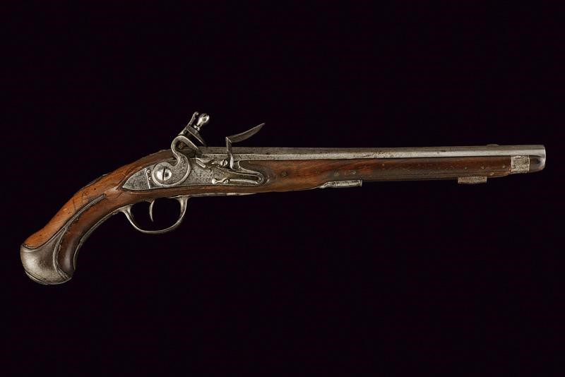 Pentel Frères, Rara pistola Mod. 1743 per Garde du Corps du Roi, cal. 18 mm