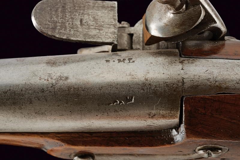 Pistola a pietra focaia da cavalleria, Parigi, lunghezza 30.5 cm