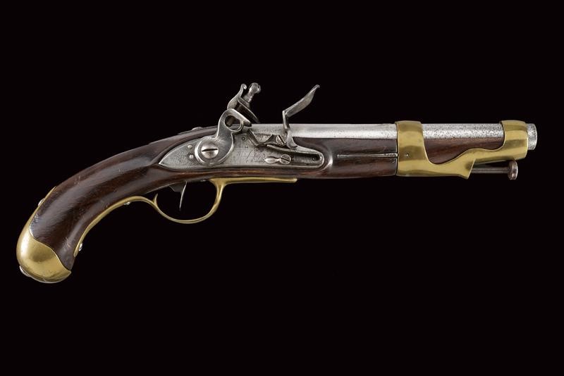 Pistola a pietra focaia, modello 1763, manifattura di St. Etienne