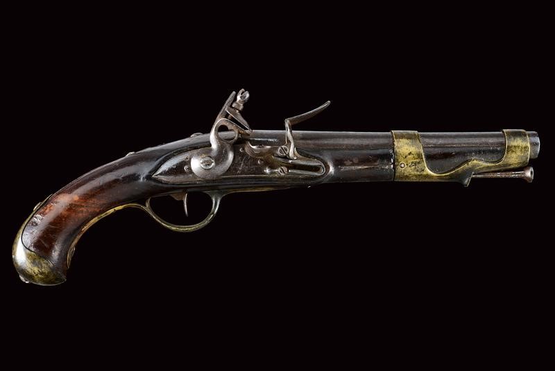 Pistola a pietra focaia da dragoni, modello 1778, St. Etienne