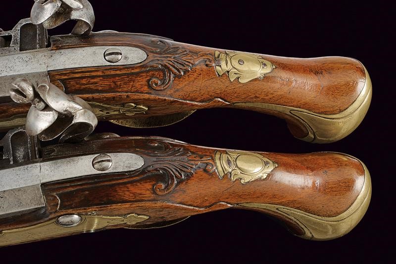Pistole a pietra focaia 'Maréchaussée', St. Etienne, lunghezza 41.5 cm, modello 1733