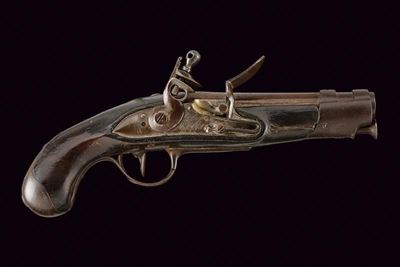Pistola a pietra focaia da gendarmeria, Maubeuge, 1806, cal. 15 mm