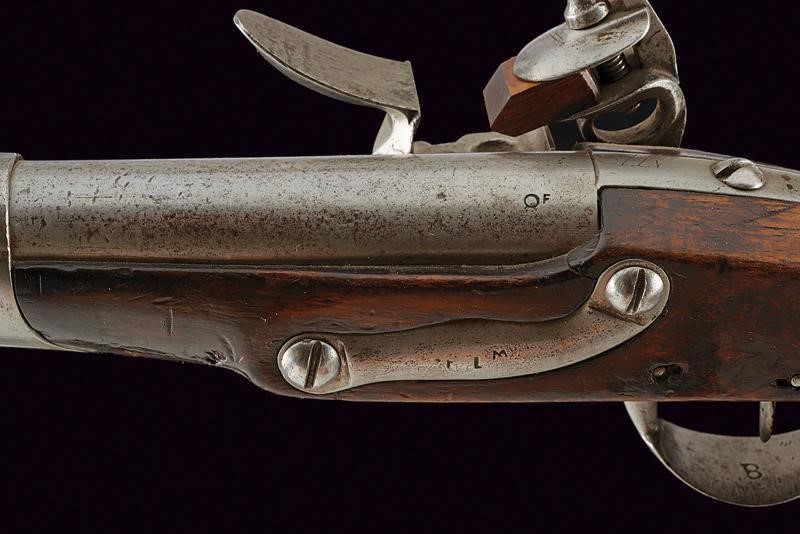 Pistola a pietra focaia da gendarmeria, Modello 1770, Maubeuge