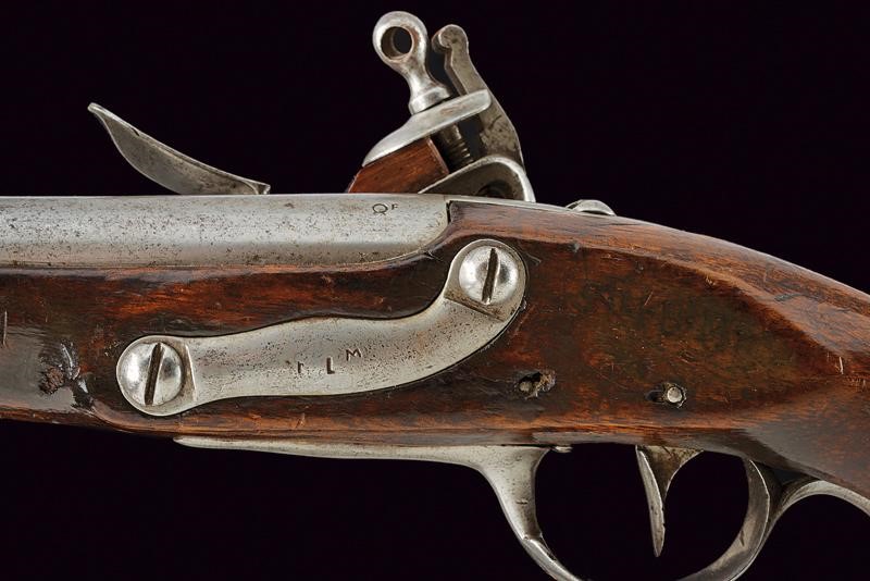 Pistola a pietra focaia da gendarmeria, Modello 1770, Maubeuge