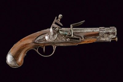 Pistola a pietra focaia da gendarmeria, modello AN 9, Maubeuge