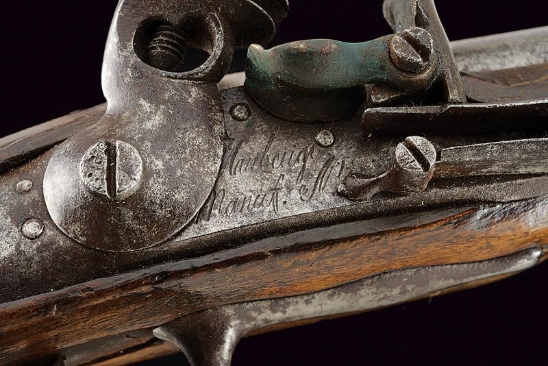 Pistola a pietra focaia da gendarmeria, modello AN 9, Maubeuge
