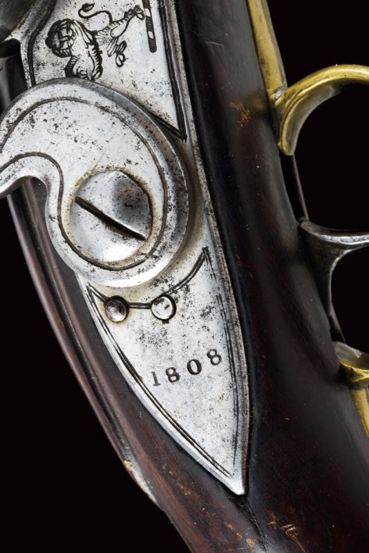 Pistola a pietra focaia militare, Impero Britannico, 1808