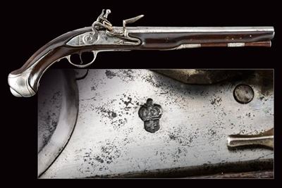 Pistola a pietra focaia, modello 1726/53, Regno di Sardegna
