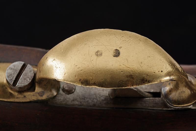 Pistola a pietra focaia, Mod. AN XIII, Regno delle Due Sicilie, lunghezza 35 cm