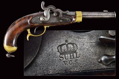 Pistola a luminello da cavalleria, Suhl, 1851