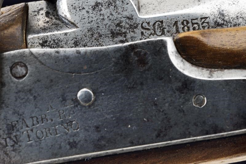 Pistola a luminello da Carabiniere, modello 1847, Torino, cal. 15 mm