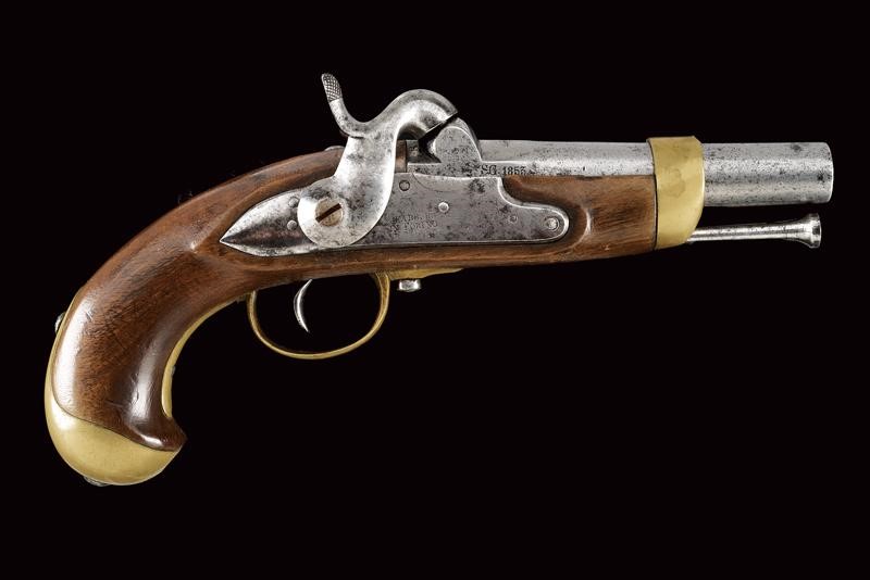 Pistola a luminello da Carabiniere, modello 1847, Torino, cal. 15 mm