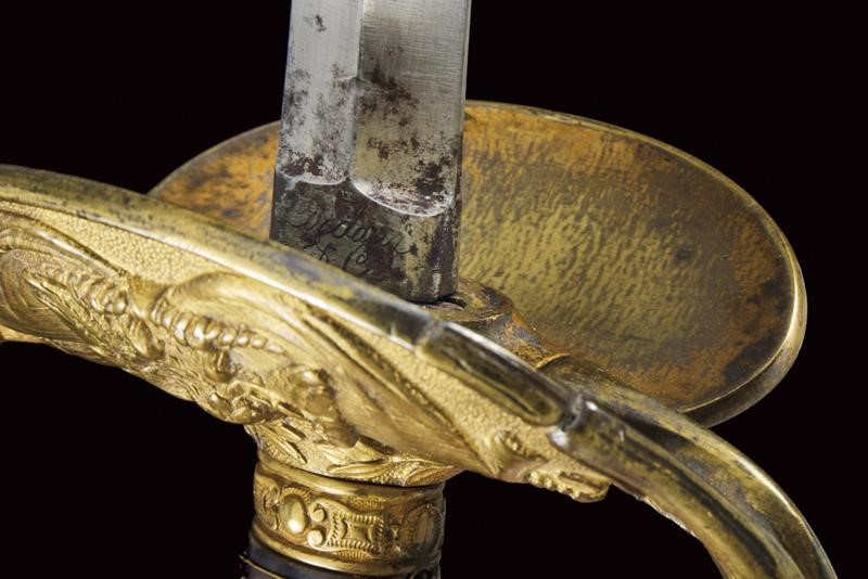 Spada da ufficiale dei corazzieri, Francia, epoca Secondo Impero